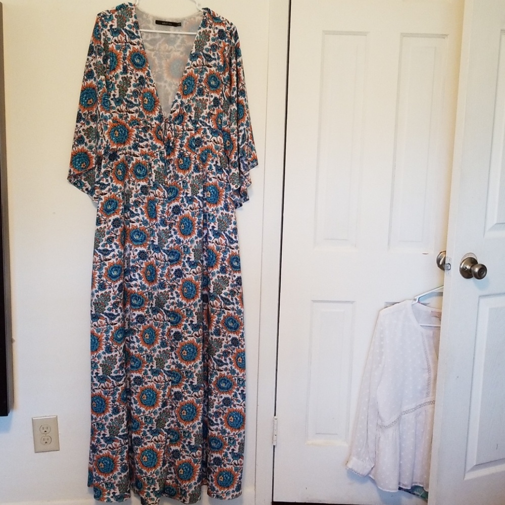 Ark & Co Boho Sleeve Maxi Dress